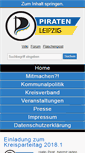 Mobile Screenshot of piraten-leipzig.de