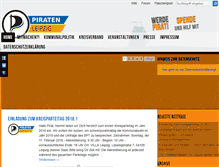 Tablet Screenshot of piraten-leipzig.de